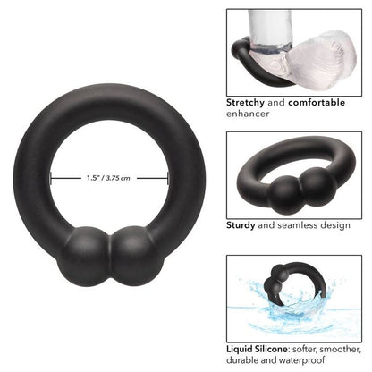 Comprar CALEXOTICS Alpha Muscle Ring Negro – Anillo Confortable Para Mejora De Sensaciones-Noxtic
