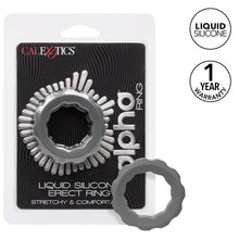 Comprar CALEXOTICS Alpha Erect Ring Gris – Diseño Confortable En Silicona Premium Para Placer Mejorado-Noxtic