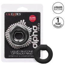 Comprar CALEXOTICS Alpha Optimum Ring Negro – Anillo Ergonómico De Silicona Para Placer Reimaginado-Noxtic