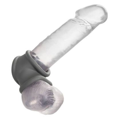 Comprar CALEXOTICS Alpha Precision Ring Gris – Anillo Erótico De Doble Diseño Para Placer Sensible-Noxtic