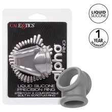 Comprar CALEXOTICS Alpha Precision Ring Gris – Anillo Erótico De Doble Diseño Para Placer Sensible-Noxtic