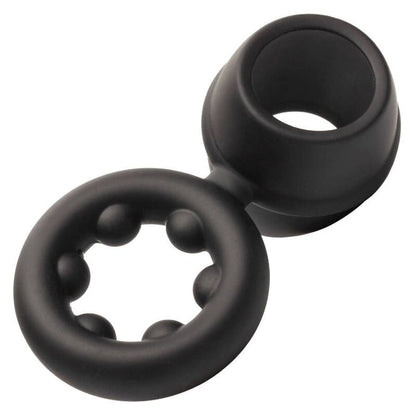 Comprar CALEXOTICS Alpha Dual Magnum Ring Negro – Anillo Doble Con Diseño Ergonómico Para Mayor Placer-Noxtic