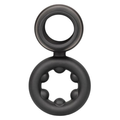 Comprar CALEXOTICS Alpha Dual Magnum Ring Negro – Anillo Doble Con Diseño Ergonómico Para Mayor Placer-Noxtic