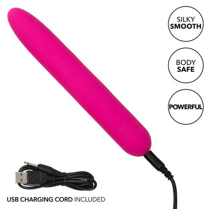 CALEXOTICS Bliss Vibe Pink – Vibratore ricaricabile con design ergonomico in silicone medico