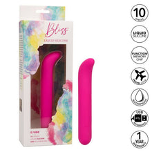 Comprar CALEXOTICS Bliss G Vibe Rosa – Vibrador Recargable Con Diseño Curvado De Silicona Médica-Noxtic