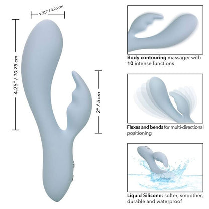 CALEXOTICS Contour Kali Azul – Vibrador Recargable Con Diseño Ergonómico Y Versátil