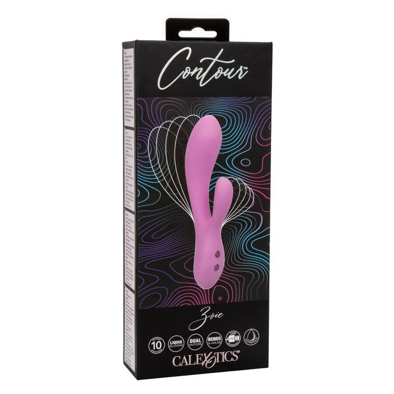 Comprar CALEXOTICS Contour Zoie Rosa – Vibrador Recargable Con Diseño Flexible Para Placer Personal-Noxtic