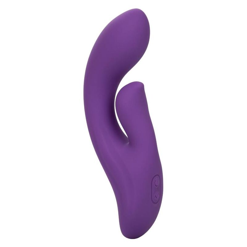 CALEXOTICS Stella Dual Pleaser Violeta – Juguete Erótico Con Diseño Curvado Para Placer Amedido