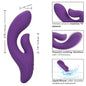 CALEXOTICS Stella Dual Pleaser Violeta – Juguete Erótico Con Diseño Curvado Para Placer Amedido