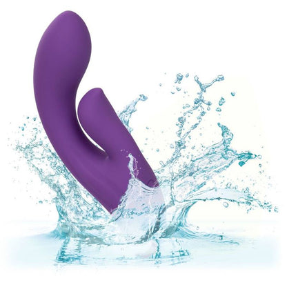 CALEXOTICS Stella Dual Pleaser Violeta – Juguete Erótico Con Diseño Curvado Para Placer Amedido