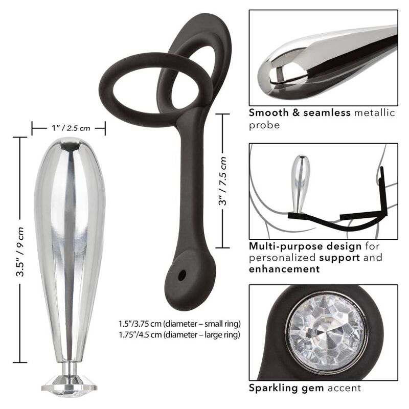 CALEXOTICS Star Fucker Glider Plug – Diseño Moderno Con Silicona Elástica Para Comodidad Única