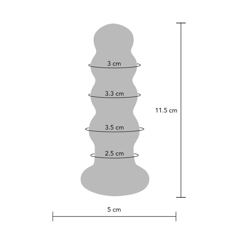 Comprar TOYJOY Buttocks The Radiant Glass Buttplug – Plugg Anal De Vidrio Con Estimulación Sensorial Única-Noxtic