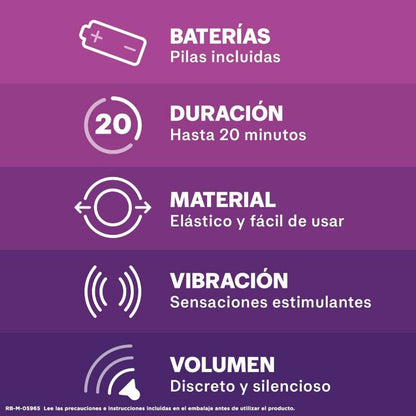 Comprar DUREX Anillo Intense Vibrations – Diseño Ergonómico Para Potenciar La Conexión En Pareja-Noxtic