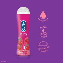 Comprar Durex Lubricante Play Cereza 50ml – Lubricante Acuoso Con Sabor Frutal Para Suave Experiencia-Noxtic