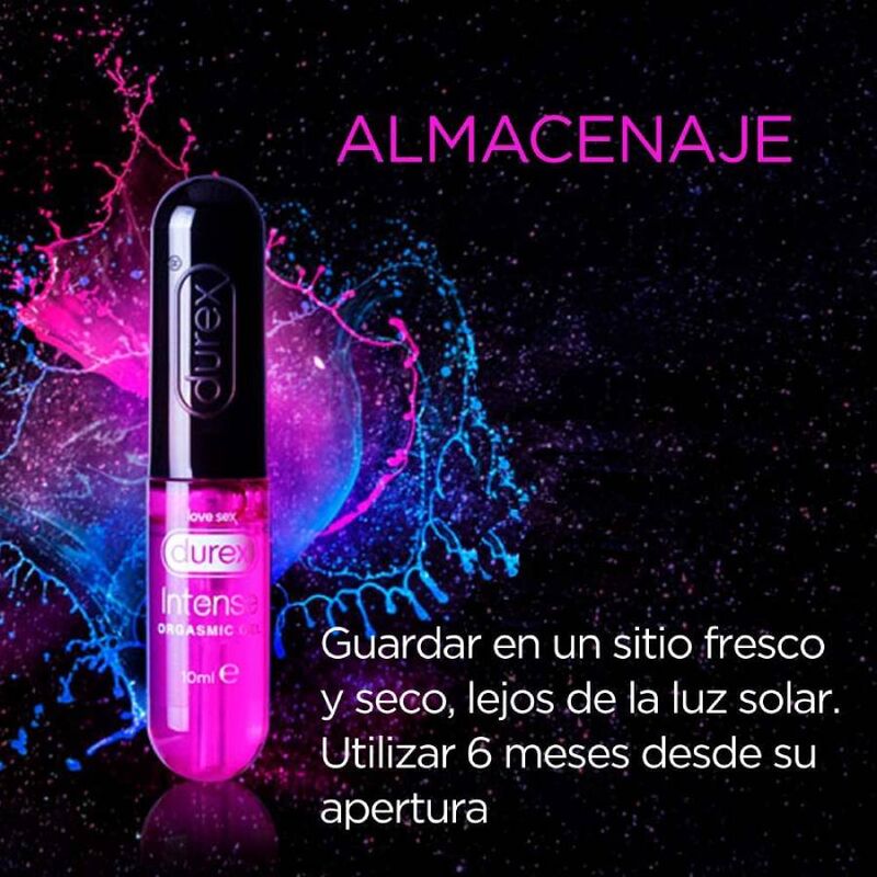 Gel lubrificante DUREX Intense Orgasmic 10 ml – Aumenta la sensibilità per un'esperienza piacevole