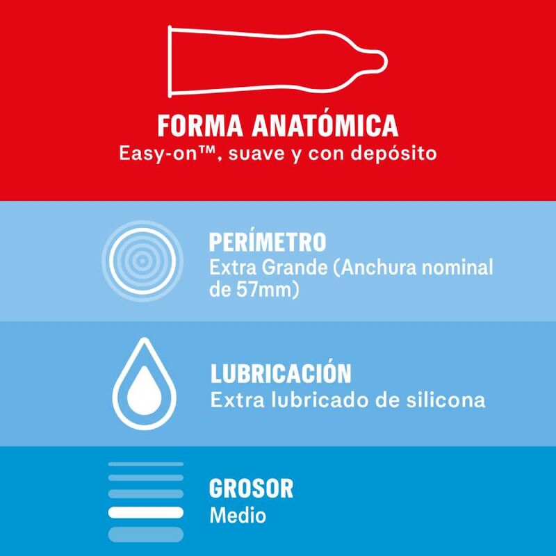 DUREX Preservativos Sensitivo XL 10 Unidades – Ajuste Perfecto Para Mayor Comodidad