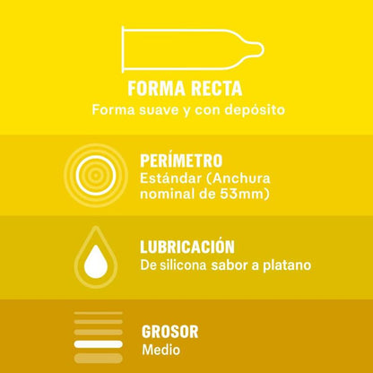 DUREX Taste Me 12 unità – Preservativi al gusto di frutta per un piacere maggiore