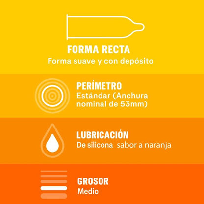 DUREX Taste Me 12 unità – Preservativi al gusto di frutta per un piacere maggiore