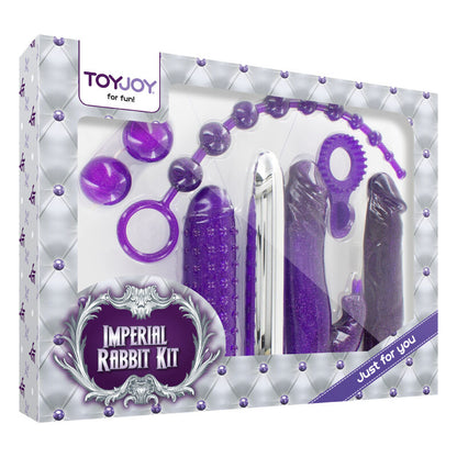 TOYJOY Imperial Rabbit Kit Morado – Set Completo De Juguetes Eróticos Con Diseño Elegante