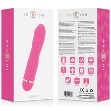 INTENSE Airon 20 Velocidades Rosa – Vibrador Silicona Suave Con Diseño Elegante