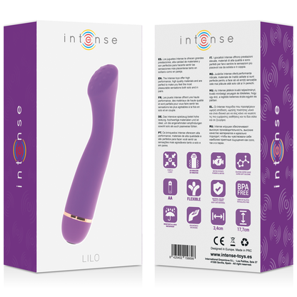 Comprar INTENSE Lilo 20 Velocidades Lila – Vibrador Ergonómico Con Diseño Elegante-Noxtic