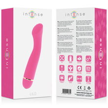 INTENSE LILO 20 Velocidades Rosa – Vibrador Ergonómico De Silicona Médica Para Bienestar Sexual