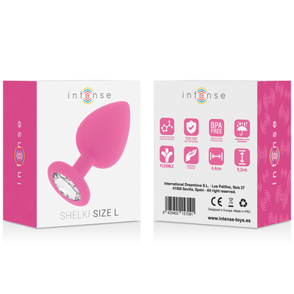 Plug anale Shelki L INTENSE Fucsia – Design elegante per un piacere sicuro e sensazionale