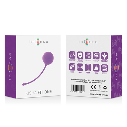 INTENSE Kisha Fit One Silicona Lila – Bolas De Kegel Para Fortalecer El Suelo Pélvico