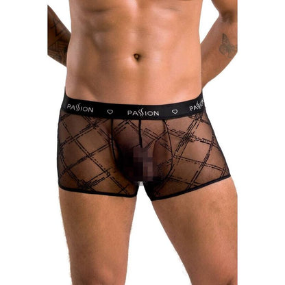 PASSION 032 Short James Negro S M – Ropa Íntima Con Diseño Elegante Para Comodidad Y Libertad Sensual