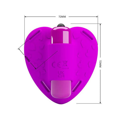 Pretty Love Masajeador Heartbeat Morado – Estimulador Con 10 Modos De Vibración Para Placer Personal