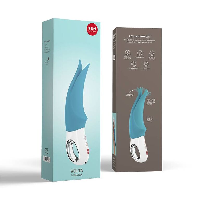 FUN FACTORY Volta G5 Vibrador Clitoral Petrol – Diseño Ergonómico Recargable Para Placer Sensual