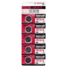 Comprar MAXELL Pila Botón Litio CR1616 3V Blister 5 Unidades – Alimentación Eficiente Para Dispositivos Electrónicos-Noxtic