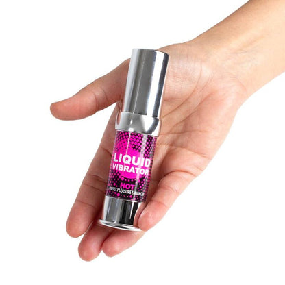 SECRETPLAY Hot Stimulator Liquid Vibrator 15 ML – Gel stimolante con effetto calore e aroma alla fragola