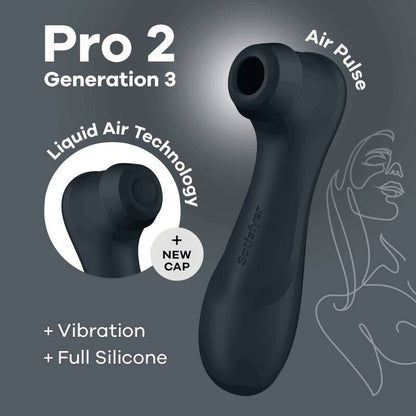 Satisfyer Pro 2 Generación 3 Granate – Estimulador Con Tecnología De Succión Innovadora Para Placer Personal