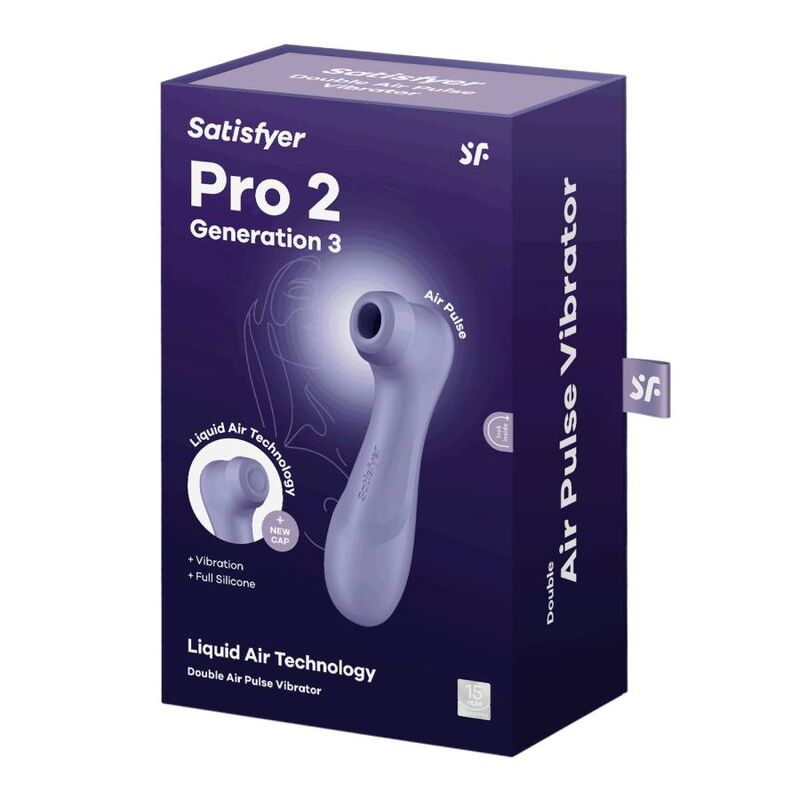 Satisfyer Pro 2 Generación 3 Granate – Estimulador Con Tecnología De Succión Innovadora Para Placer Personal