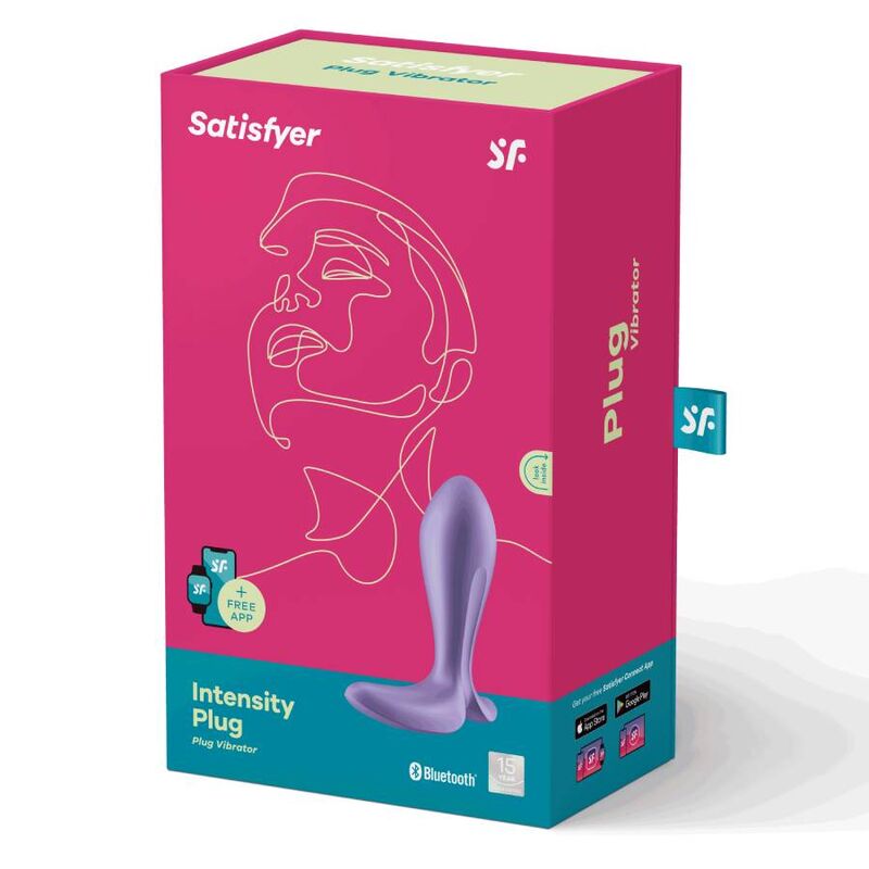 Satisfyer Intensity Plug Viola – Design ergonomico per un piacere confortevole