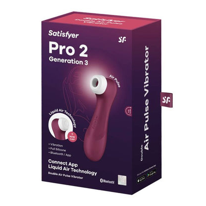 SATISFYER PRO 2 GENERATION 3 - BLACK BLUETOOTH &amp; APP