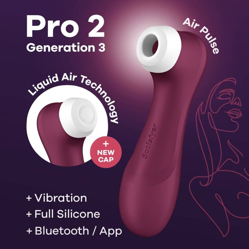 SATISFYER PRO 2 GENERATION 3 - BLACK BLUETOOTH &amp; APP