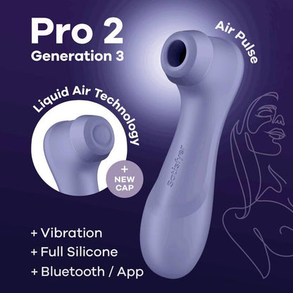 SATISFYER PRO 2 GENERATION 3 - BLACK BLUETOOTH &amp; APP