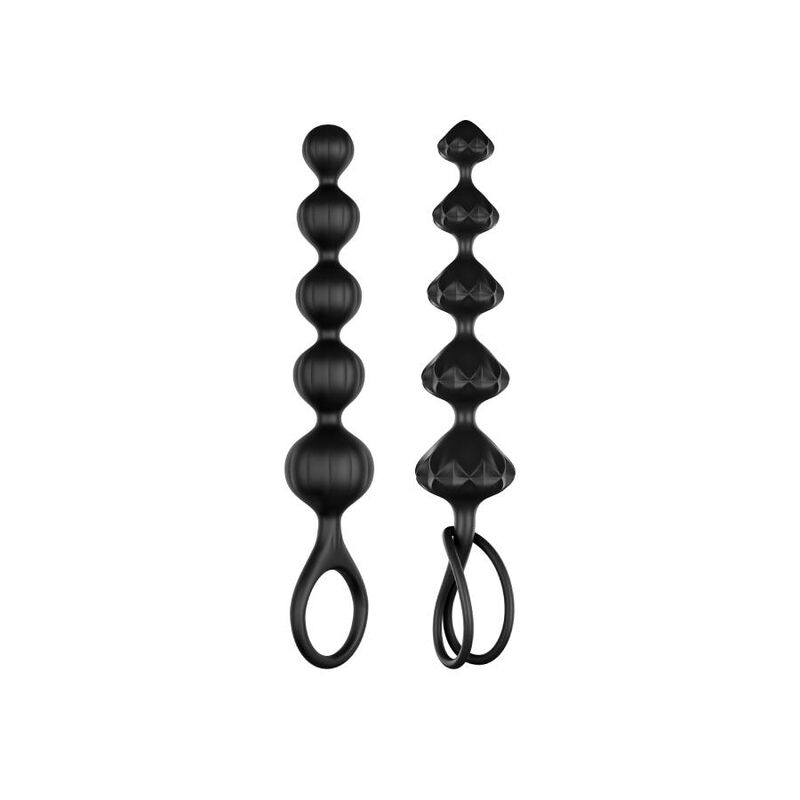 Comprar Satisfyer Love Beads Negro – Juguete Anal Graduado Para Placer Sensorial-Noxtic