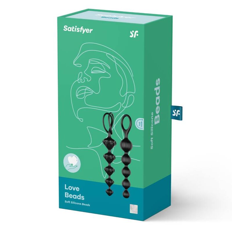 Comprar Satisfyer Love Beads Negro – Juguete Anal Graduado Para Placer Sensorial-Noxtic