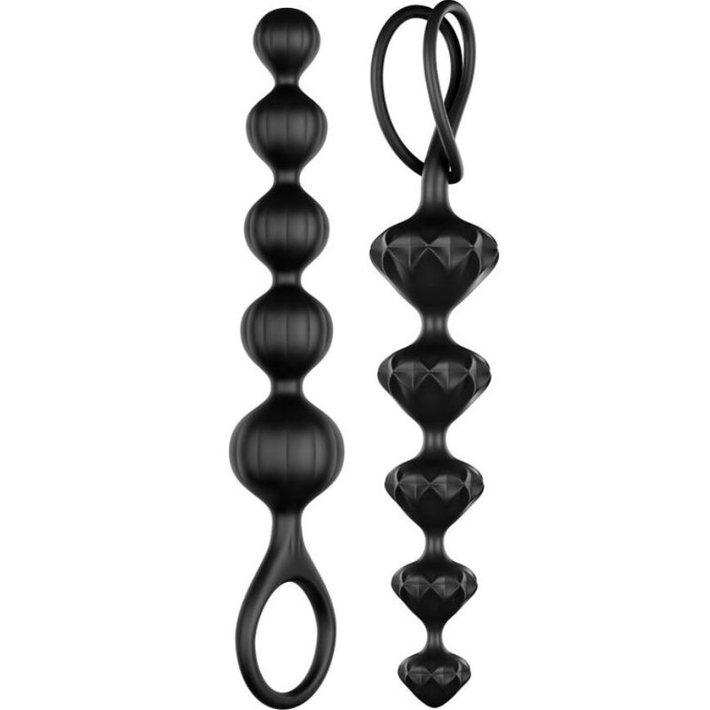 Comprar Satisfyer Love Beads Negro – Juguete Anal Graduado Para Placer Sensorial-Noxtic