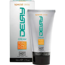 Comprar HOT Delay Crema Retardante 50ml – Crema Eficaz Para Mejora del Control Personal-Noxtic