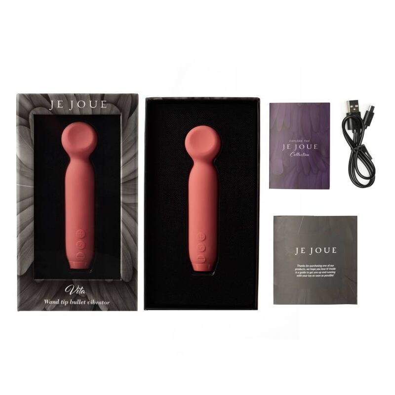 Je Joue Vita Blue Vibrating Bullet – Vibratore ricaricabile con design ergonomico