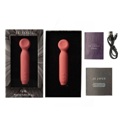 Je Joue Vita Blue Vibrating Bullet – Vibratore ricaricabile con design ergonomico