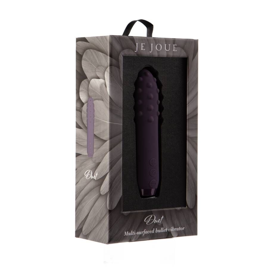 Je Joue Duet Purple Vibrating Bullet – Vibratore ricaricabile dal design elegante