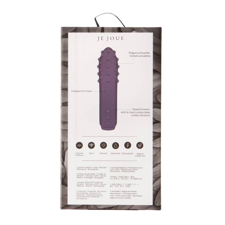 Je Joue Duet Purple Vibrating Bullet – Vibratore ricaricabile dal design elegante