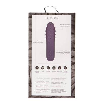 Je Joue Duet Purple Vibrating Bullet – Vibratore ricaricabile dal design elegante