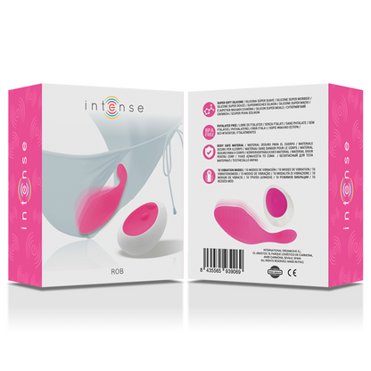 INTENSE Rob Pantie Control Remoto Rosa – Estimulador Elegante Con Diseño Ergonómico