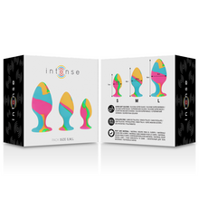 Comprar INTENSE Set Plug Silicona Multicolor – Diseño Hipoalergénico Para Exploración Sensorial-Noxtic